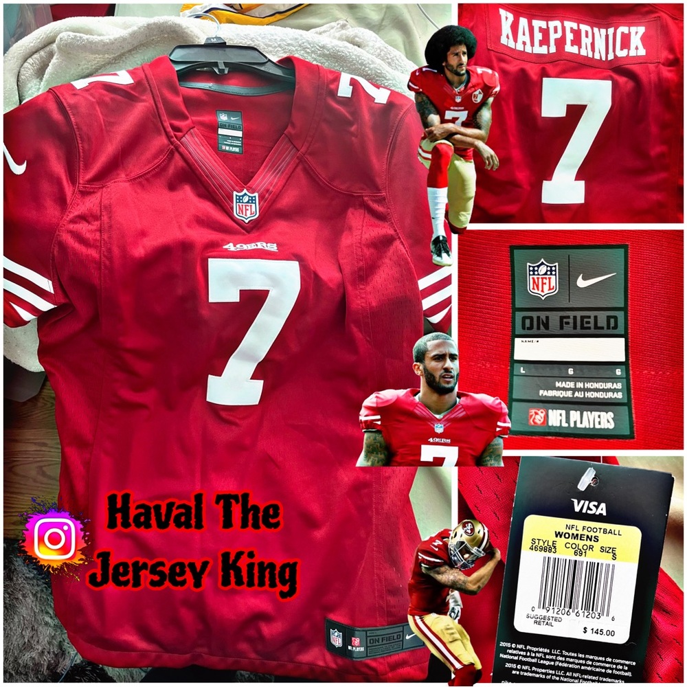 Women's San Francisco 49ers Colin Kaepernick Nike Scarlet Limited Jersey